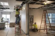 Multi-module office complex installed for a growing organization